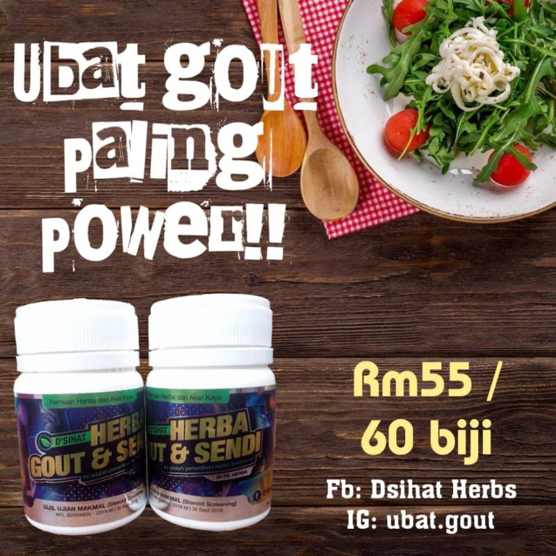 Buy Gout Hilang Dah Ubat Gout Sakit Lutut Power Seetracker Malaysia