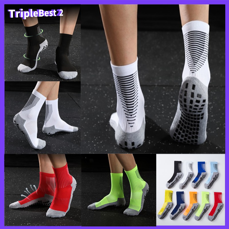 3 Pairs Mens Womens Ankle Short Anti Non Slip Skid Grip Football Soccer Ball Grips Socks Stockings For Men