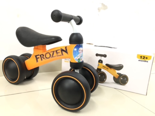 frozen push bike