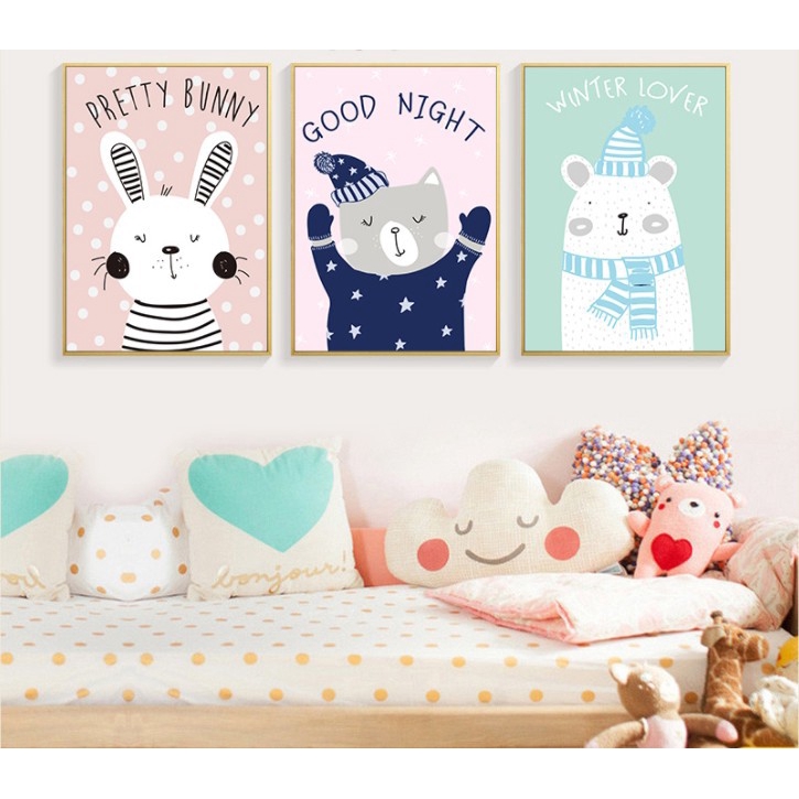 baby girl room paintings