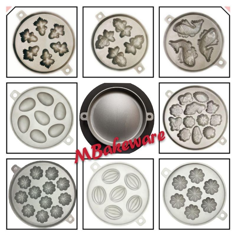 【MBakeware】7.5"Acuan Kuih Bahulu / Aluminium Mould Bahulu 