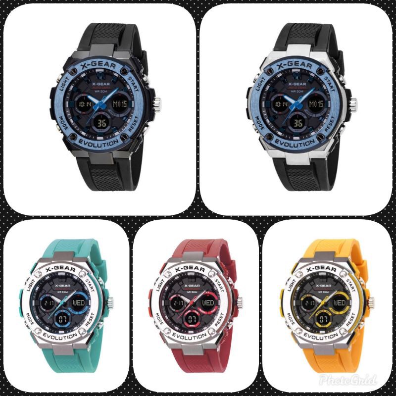 ORIGINAL XGEAR RUBBER STRAP SPORT WATCH Shopee Malaysia