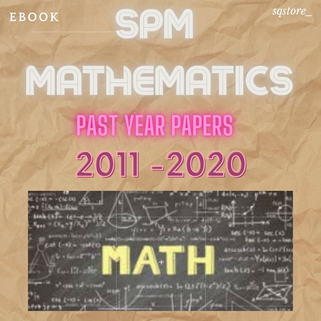 Buy [SPM] Mathematics (Math)Soalan Tahun Lepas dan Soalan Kertas