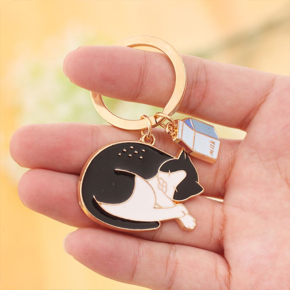 Cat Animal Pattern New Handbag Pendant Ornaments Key Holder Key Chain Key Ring 