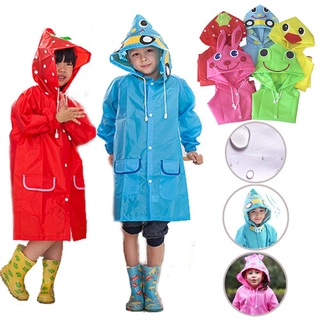 Waterproof Children Cartoon Cute Animal Funny Raincoat Rain Coat ...