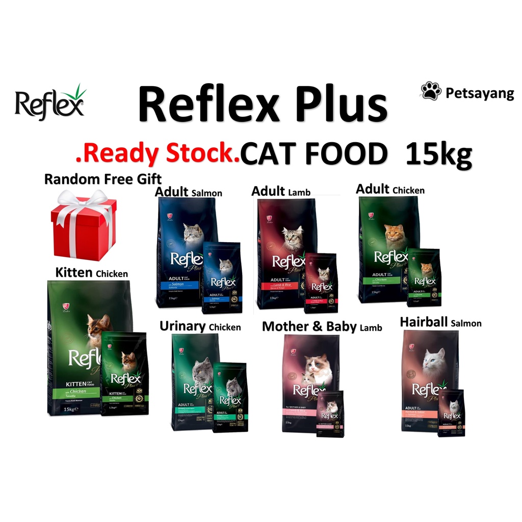 Free Gift Reflex Plus Cat Food - Makanan Kucing - Kitten/ Chicken