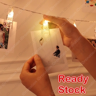【Clip】Battery USB Clips Star Fairy Light Lights String LED Decoration Wedding Valentine 1.5M 3M 6M 10LED 20LED 40LED 