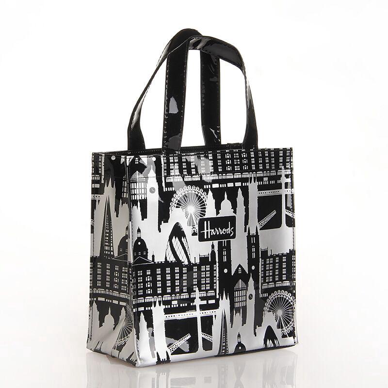 Harrods PVC Handbag England Mordern City Printed PVC Fashion Handbag | Shopee Malaysia