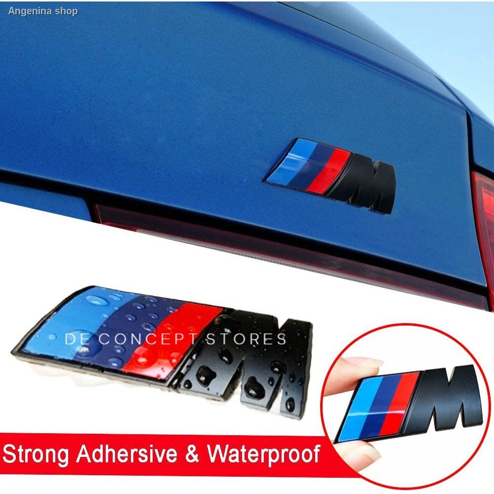 ☌♟¤Germany Quality BMW M Logo Emblem sticker F10 F30 F32 G20 G30 M3 M5 M4 M6 X1 X3 X5 X6 Front Rear car Accessories