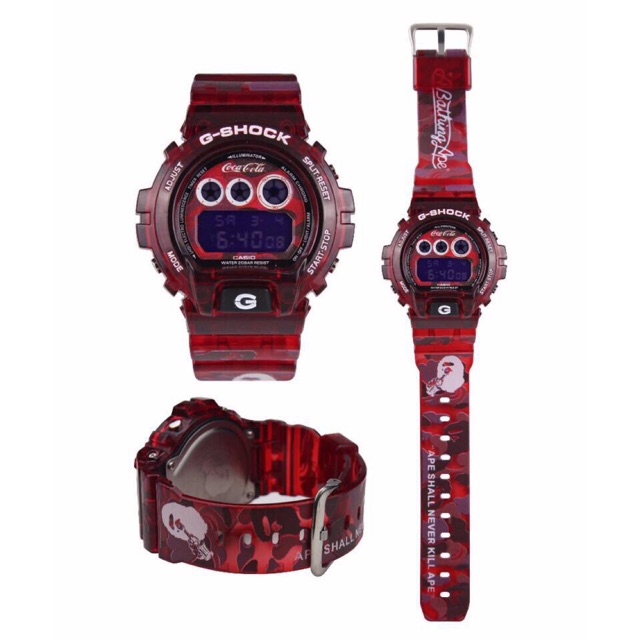 G Shock DW6900 Bathing Ape (BAPE) x Coca-Cola AAA | Shopee Malaysia