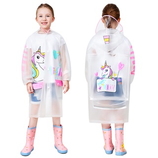 JB Kids Emergency Hooded Plastic Poncho Lightweight Reusable Travel Raincoat New
