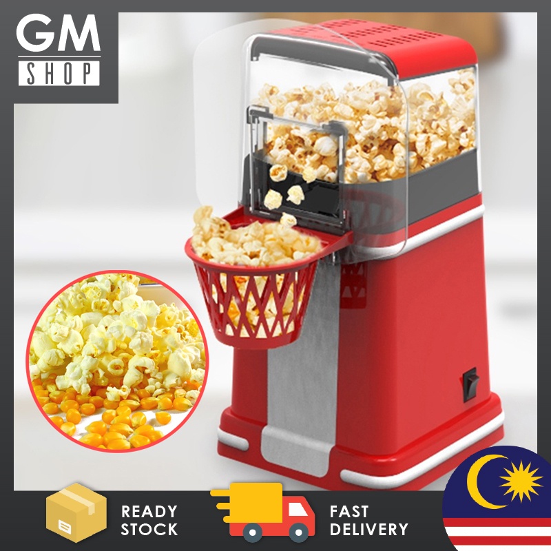 GMSHOP 1200W Popcorn Machine Household Snack Machine Snack Food Electrical Popcorn Maker