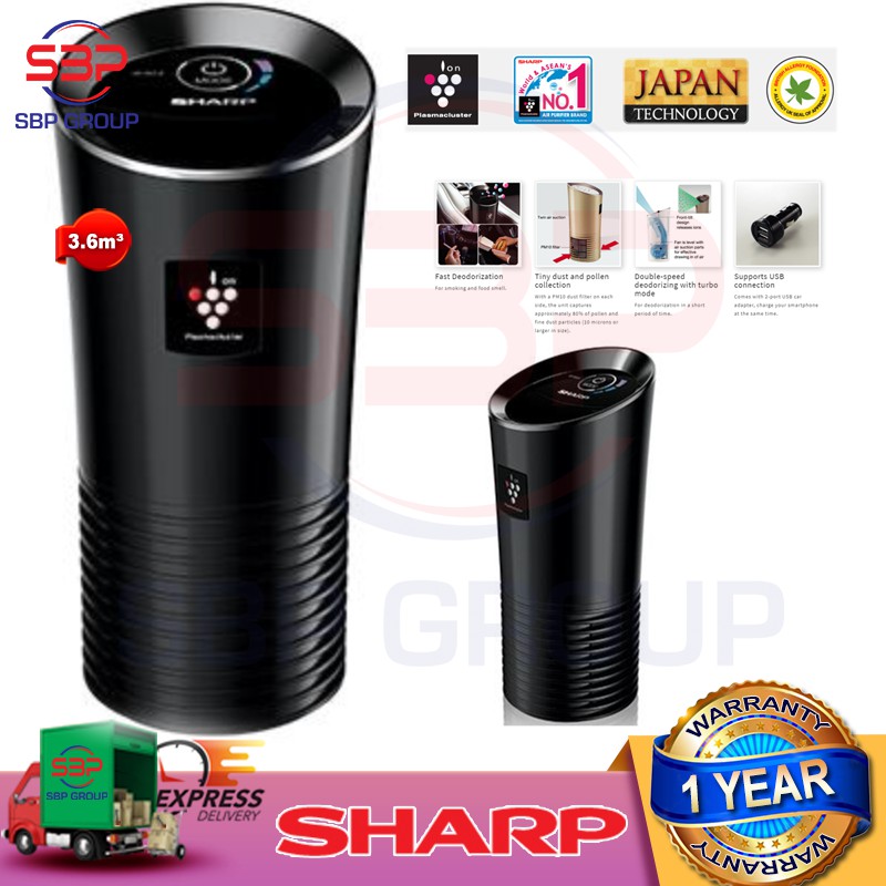 Sharp Air Purifier Car Ion Generator Pembersih Udara Dalam Kereta Shp Iggc2l Shopee Malaysia