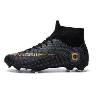 black cr7 soccer cleats