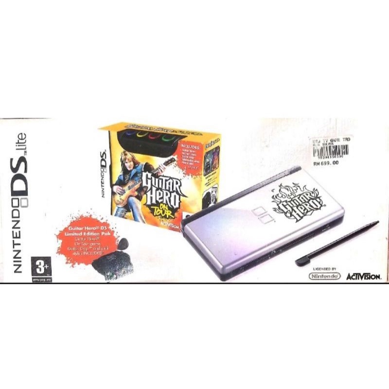 NINTENDO DS LITE GUITAR HERO LIMITED EDITION NEW CONSOLE ONLY(READY STOCK)  | Shopee Malaysia