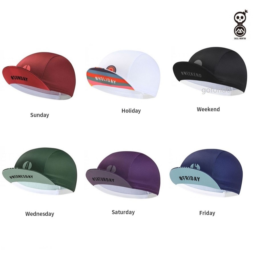 blank cycling caps