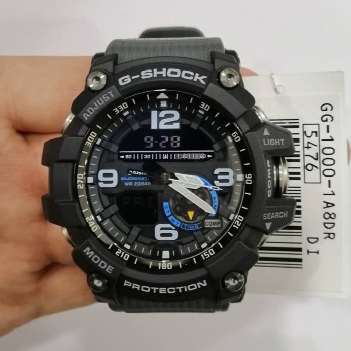 Casio G Shock Mudmaster Twin Sensor Gg 1000 1a 1a3 1a5 1a8 Shopee Malaysia