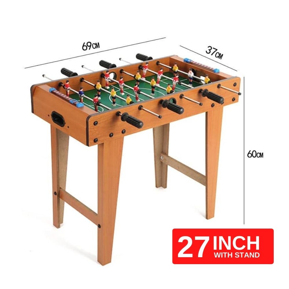 27 Inch Wooden Table Football Game With Stand Foosball Soccer Table Game  Arcade Room Playfield Indoor Sports | Shopee Malaysia