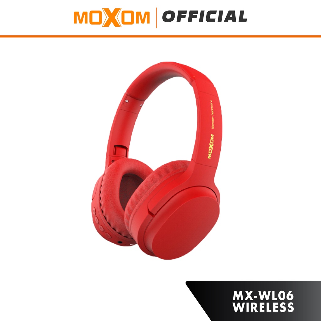 Moxom Street Rock Bass Wireless V5.0 Hi-Fi Super Real Stereo Gaming Bluetooth Headset MX-WL06