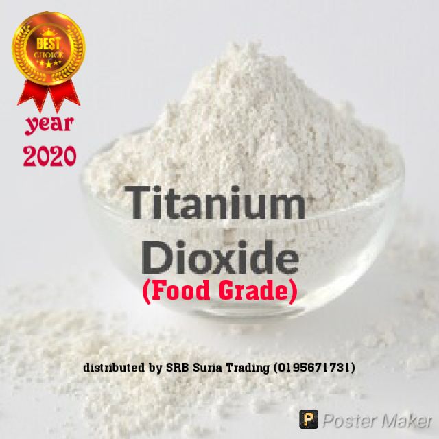 100g 200g 500g Titanium Dioxide Halal Food Grade Canada