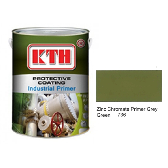KTH Zinc Chromate Grey Green Oxide Primer Paint (736) 5 Liter