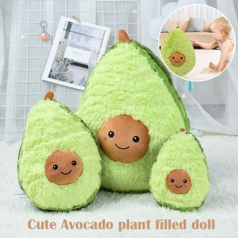 avocado plush pillow