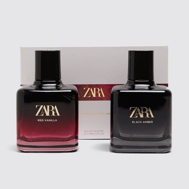 Zara Red Vanilla Black Amber Edt 2x100ml Shopee Malaysia