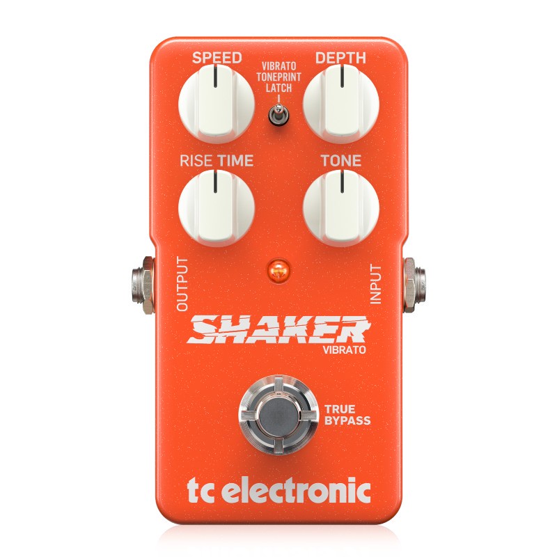 TC Electronic SHAKER VIBRATO Exceptionally Musical Vibrato Pedal with 2 Vibrato Types, Easy Controls