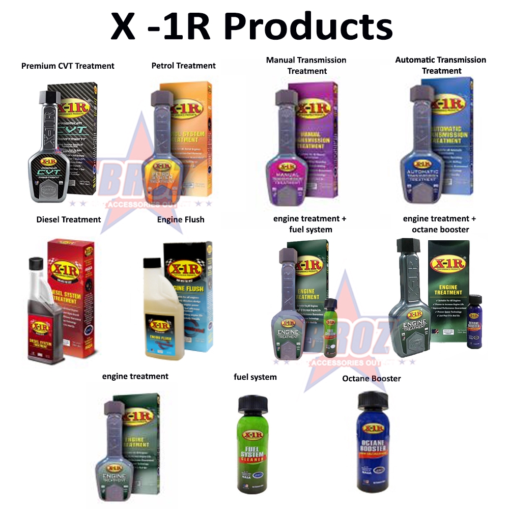 100 Original X1R X1R Engine Treatment/Diesel/Petrol/Fuel System/Flush/Transmission/Cleaner