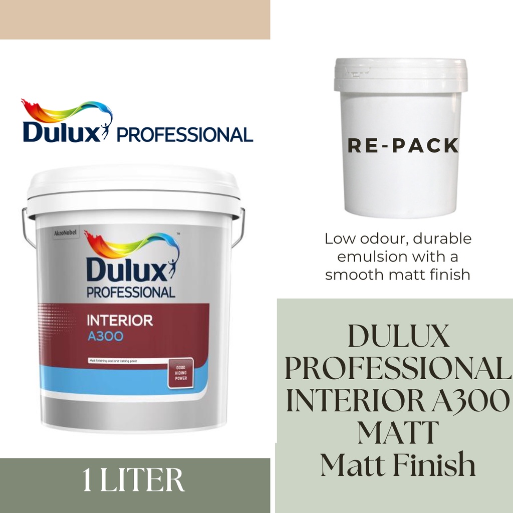 Maxilite ICI Dulux Repacking 1L Emulsion Paint White Ceiling & Wall