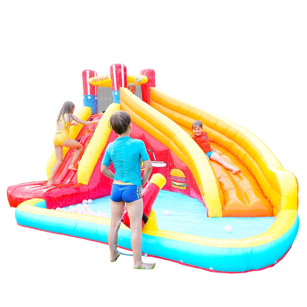water slide bounce house for kids 