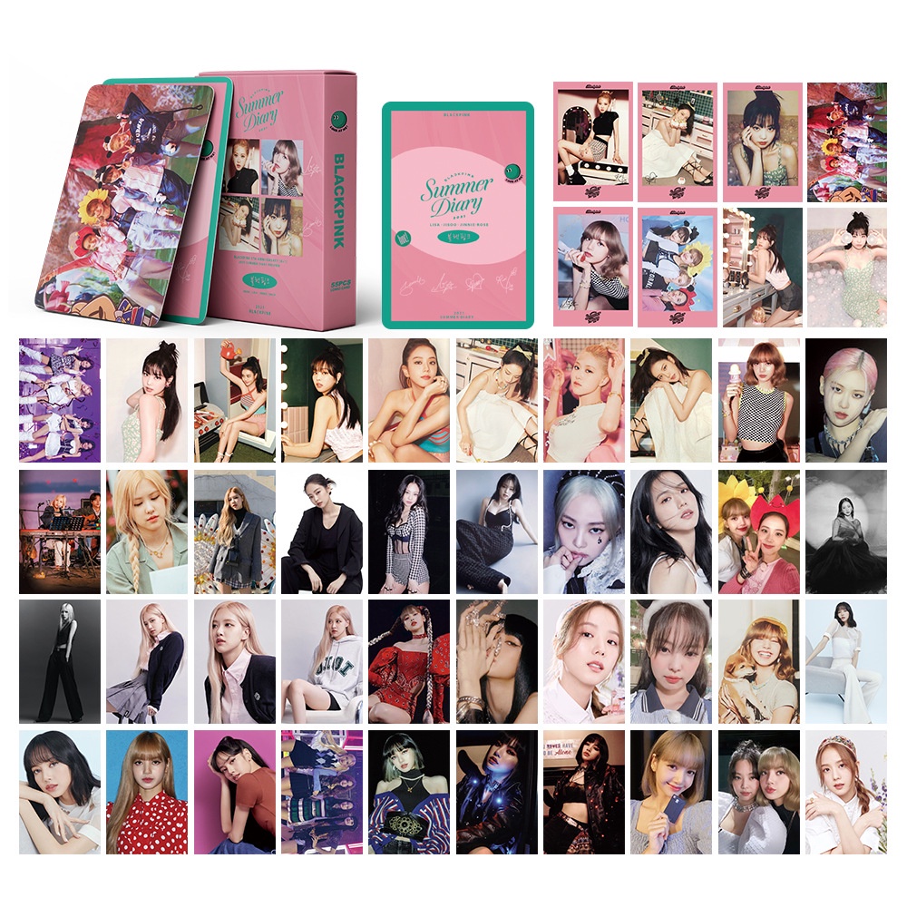  KPOPBP Lomo Card 2022 Season's Greetings Photocard Personal  Pictures 4 Boxes / 220 PCS Set Lomo Card Gift for Blink Girls and Boys :  Office Products
