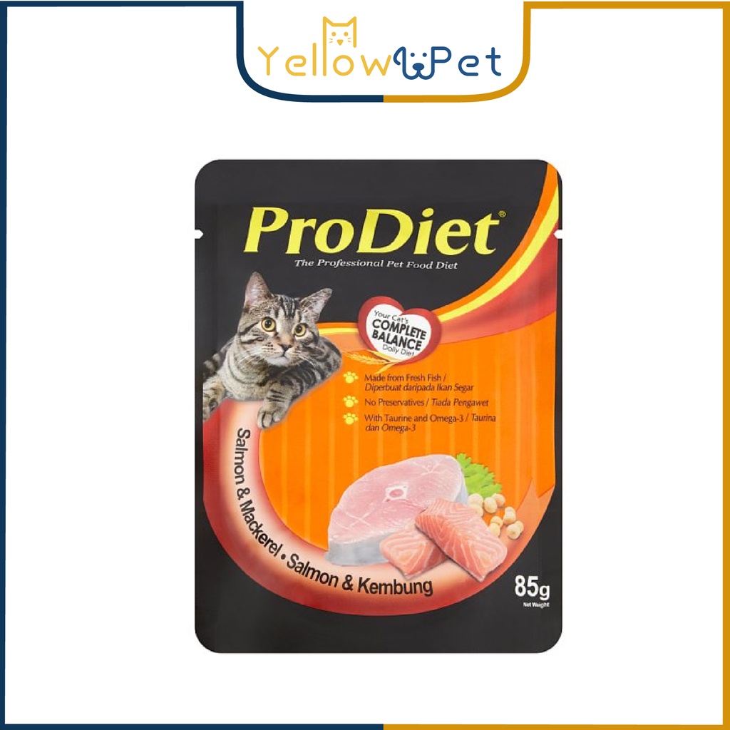 Prodiet Salmon And Mackerel Pouch 85G Shopee Malaysia