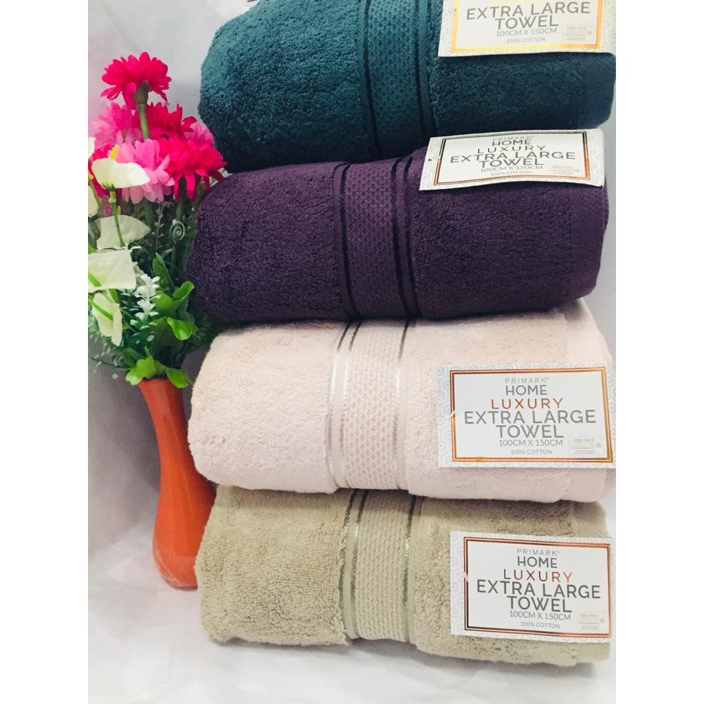 Bath Towel Xxxi Size Jumbo Baser Bath Towel 40 X 60 Inches 100 X 150 Cm 900 Grams Shopee Malaysia