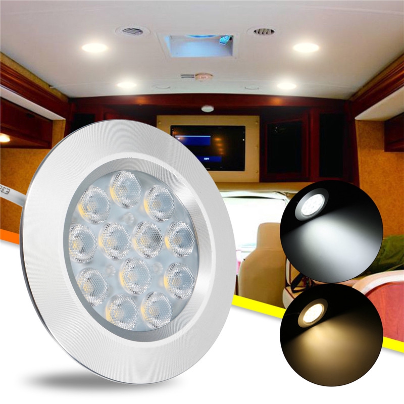 26/" 36W RV LED Dome Light Fixtures Bar Interior Lamp for Truck Boat UTV Caravan