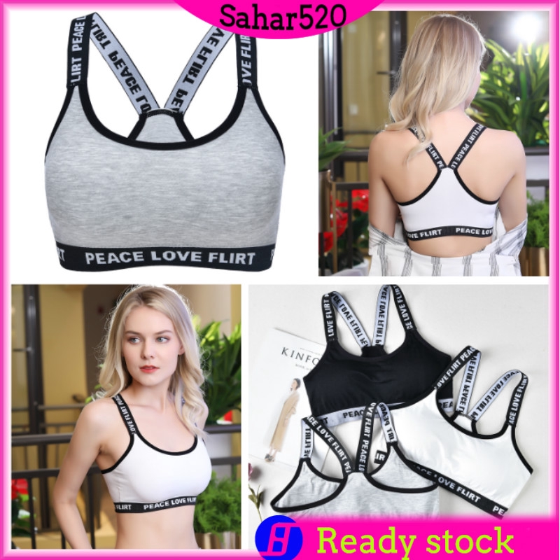 thin strap racerback bra