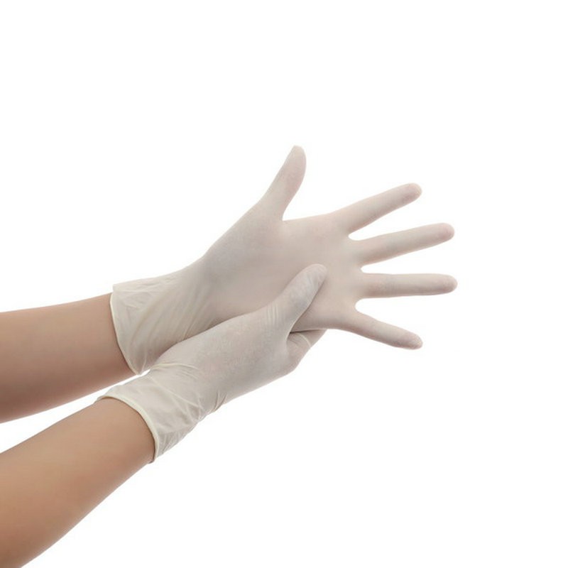 thick latex gloves