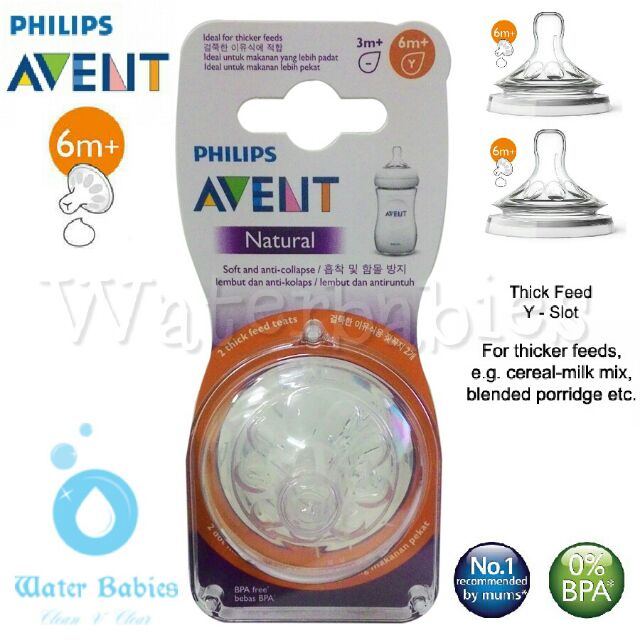 avent natural teats 6m 
