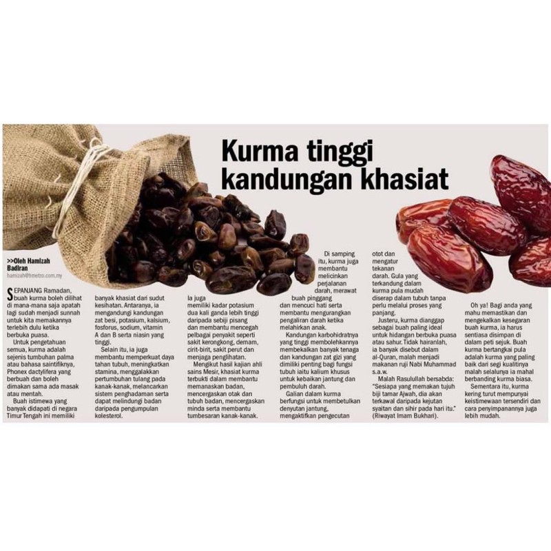 Ready Stock Kurma Ajwa Large Madinah Shopee Malaysia