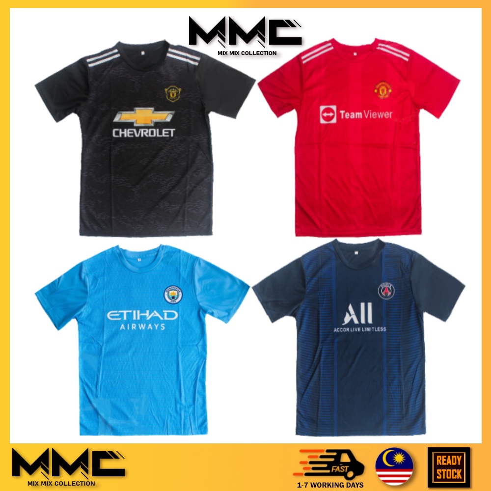 MMC_(HARGA BORONG / NEW 2022) MEN JERSEY T-SHIRT FOOTBALL CLUB SOCCER / english premier league (BAJU JERSI LELAKI FUTSAL