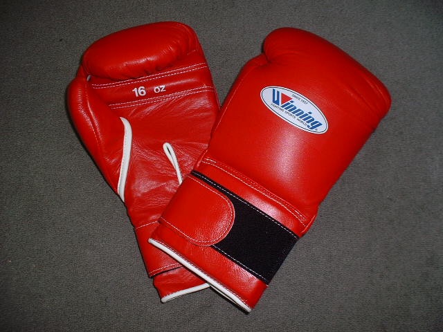 winning boxing gloves velcro