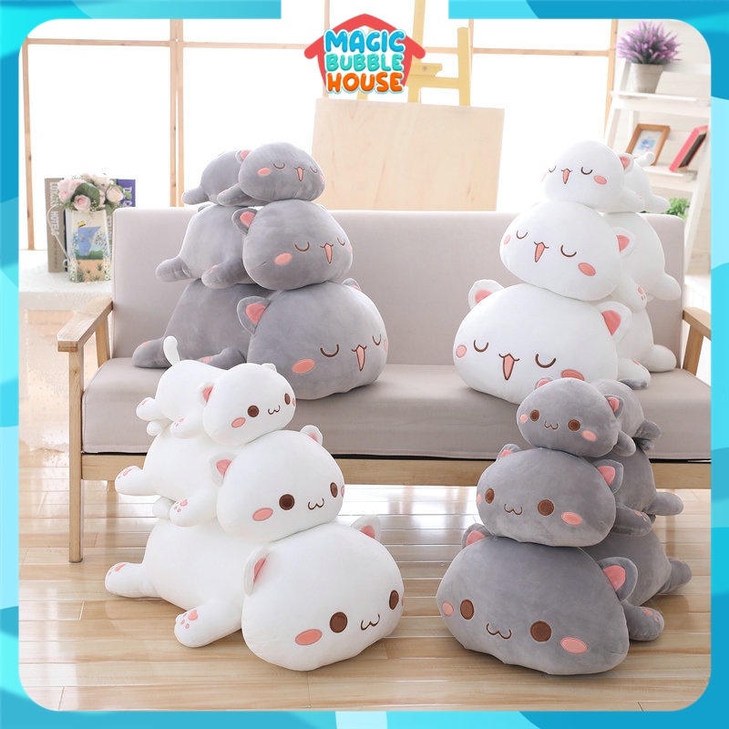[MBH] Cat Plushie Cat Cartoon Soft Stuffed Dolls Cat Plush Toy Cartoon