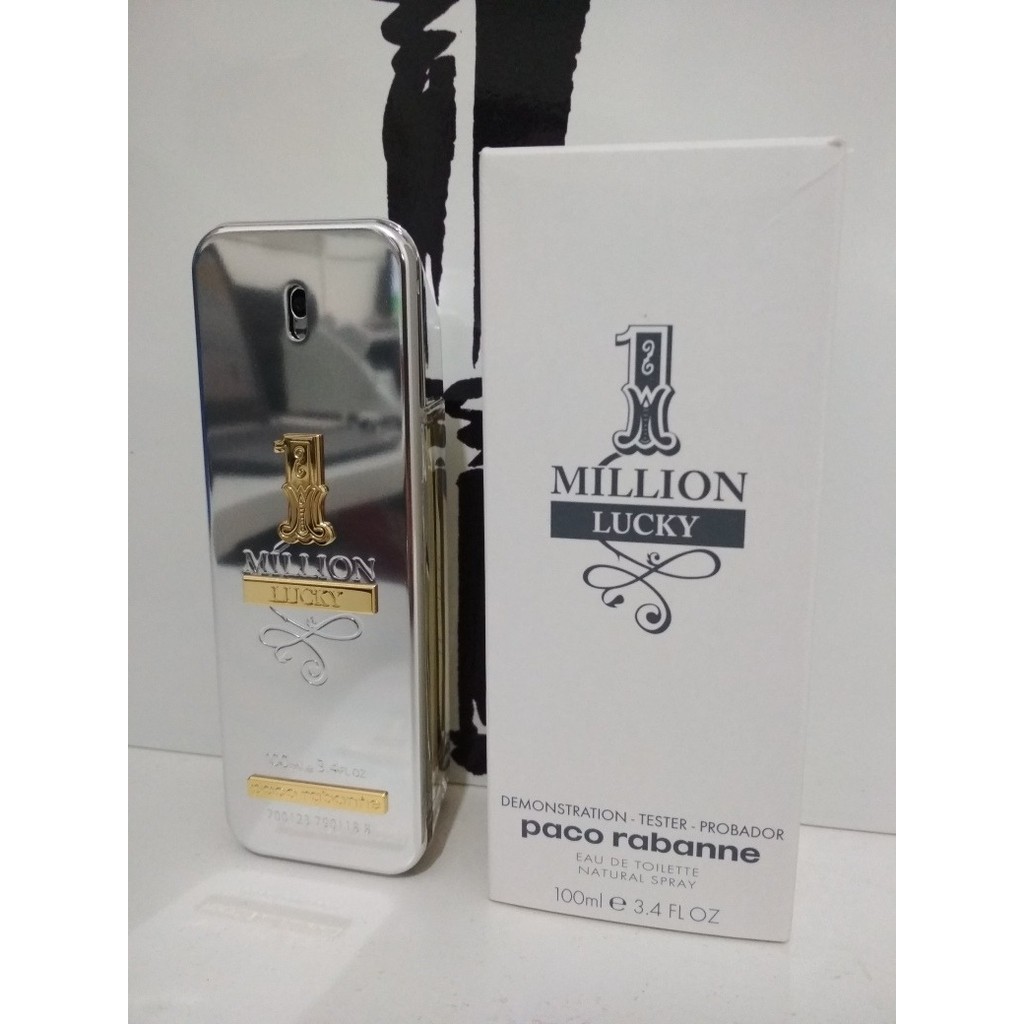 Paco Rabanne 1 Million Lucky Edt 100ml For Men Tester Unit