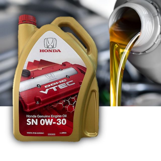 Honda Genuine Fully Synthetic SN 0W30Engine Oil 4 Litre