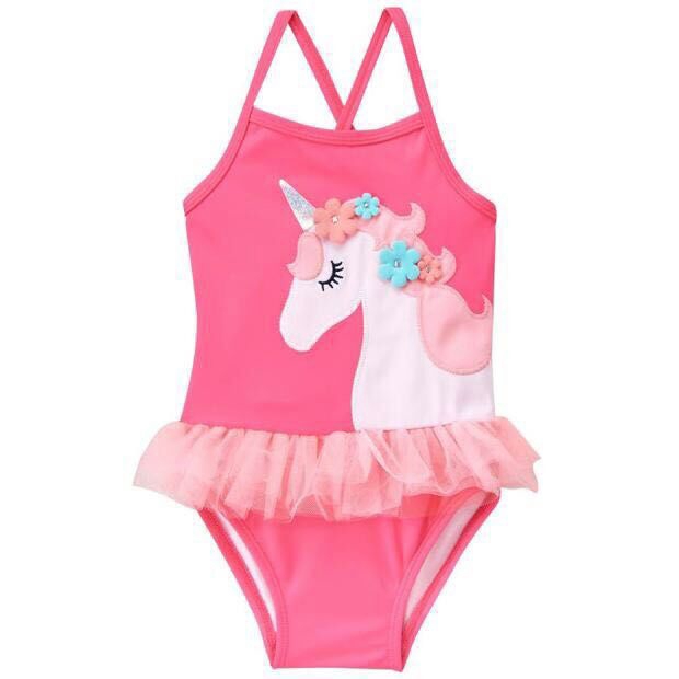 unicorn swimsuit baby