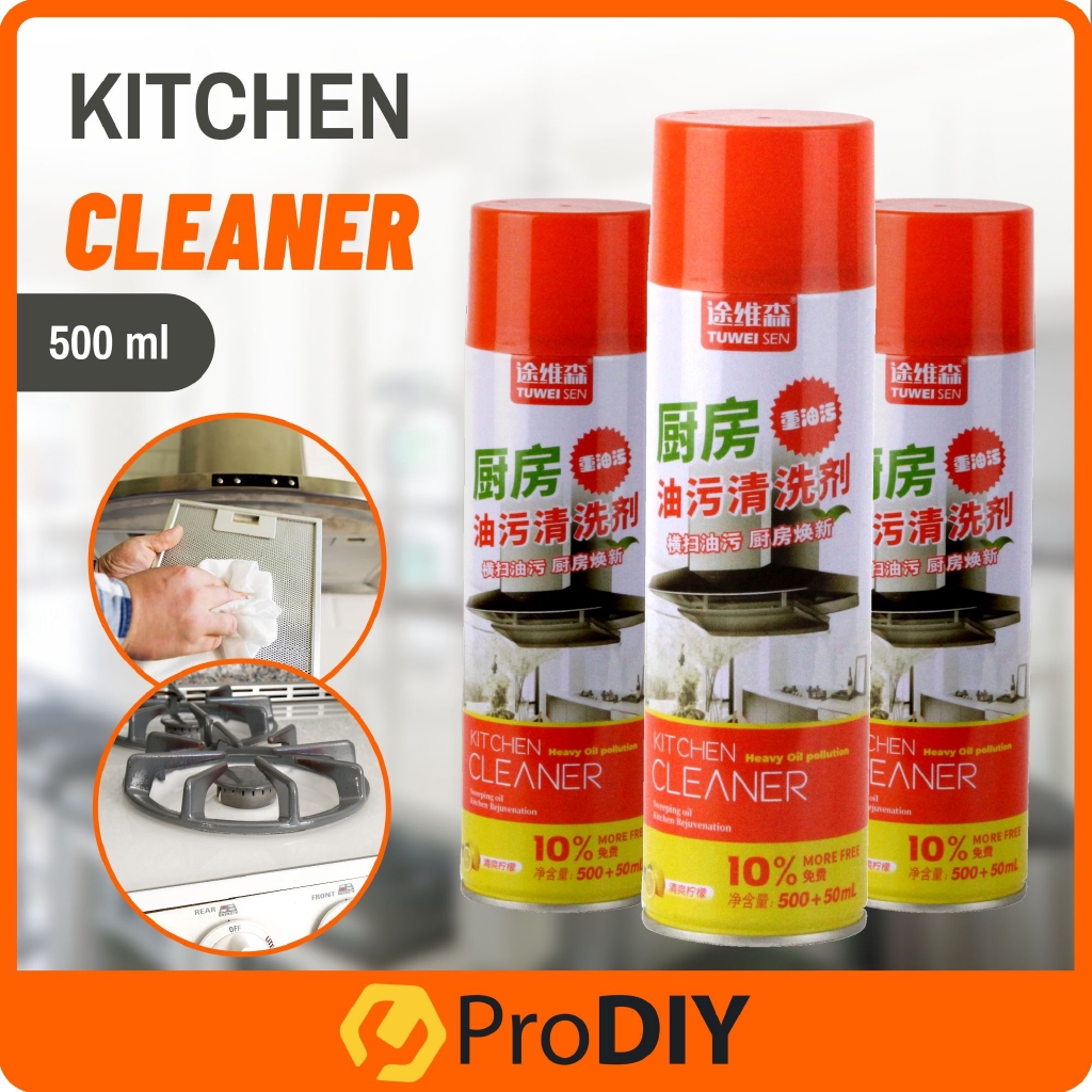 Tuweisen Kitchen Degreasing Hood Cleaner 500 ml Pencuci ...