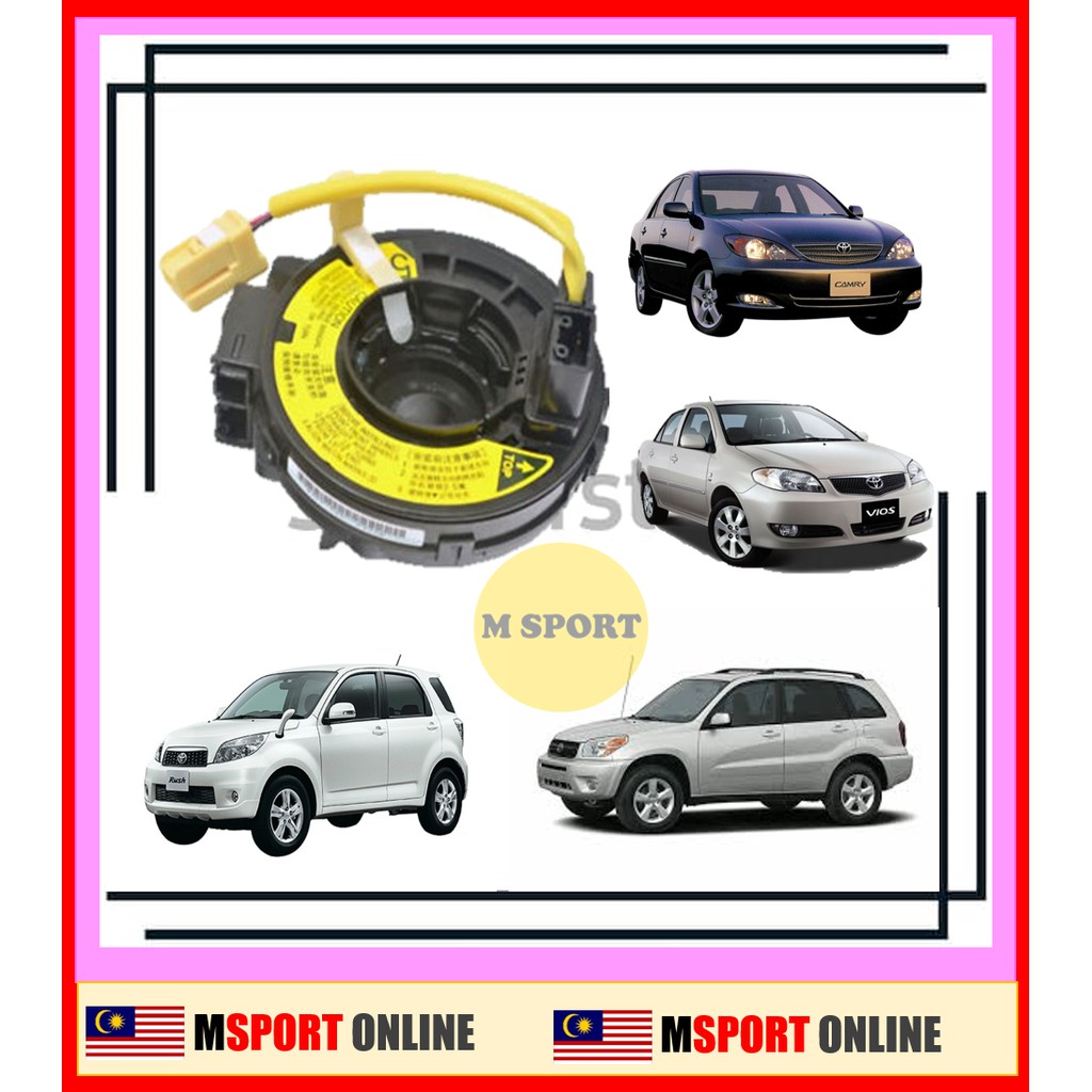 Clock Spring Kereta Toyota Vios Old NCP42 / Toyota Camry ACV30/Toyota ...