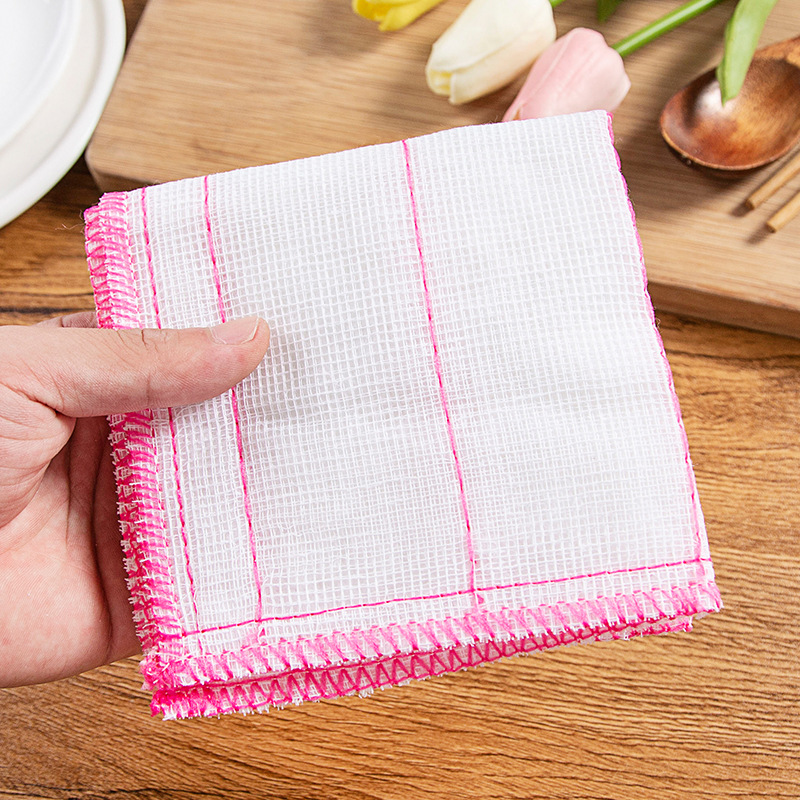 READY STOCK !!!!Kitchen nonoily dishwashing cloth to oil scouring pad