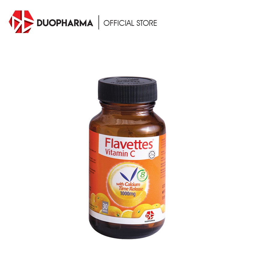 Flavettes Time Release Calcium 1000mg X 30 S Shopee Malaysia