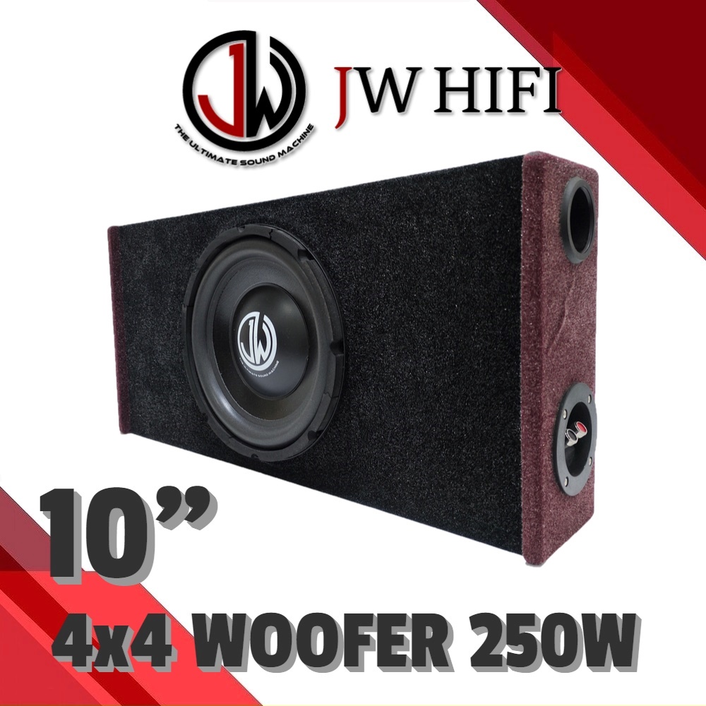 JW HIFI 4x4 Trunk Woofer Speaker 10 inch / Woofer Speaker / Car Woofer